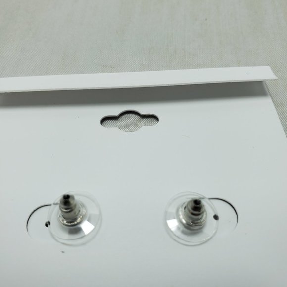 Nordstrom silver hoop earring with green polymer clay - Picture 5 of 5